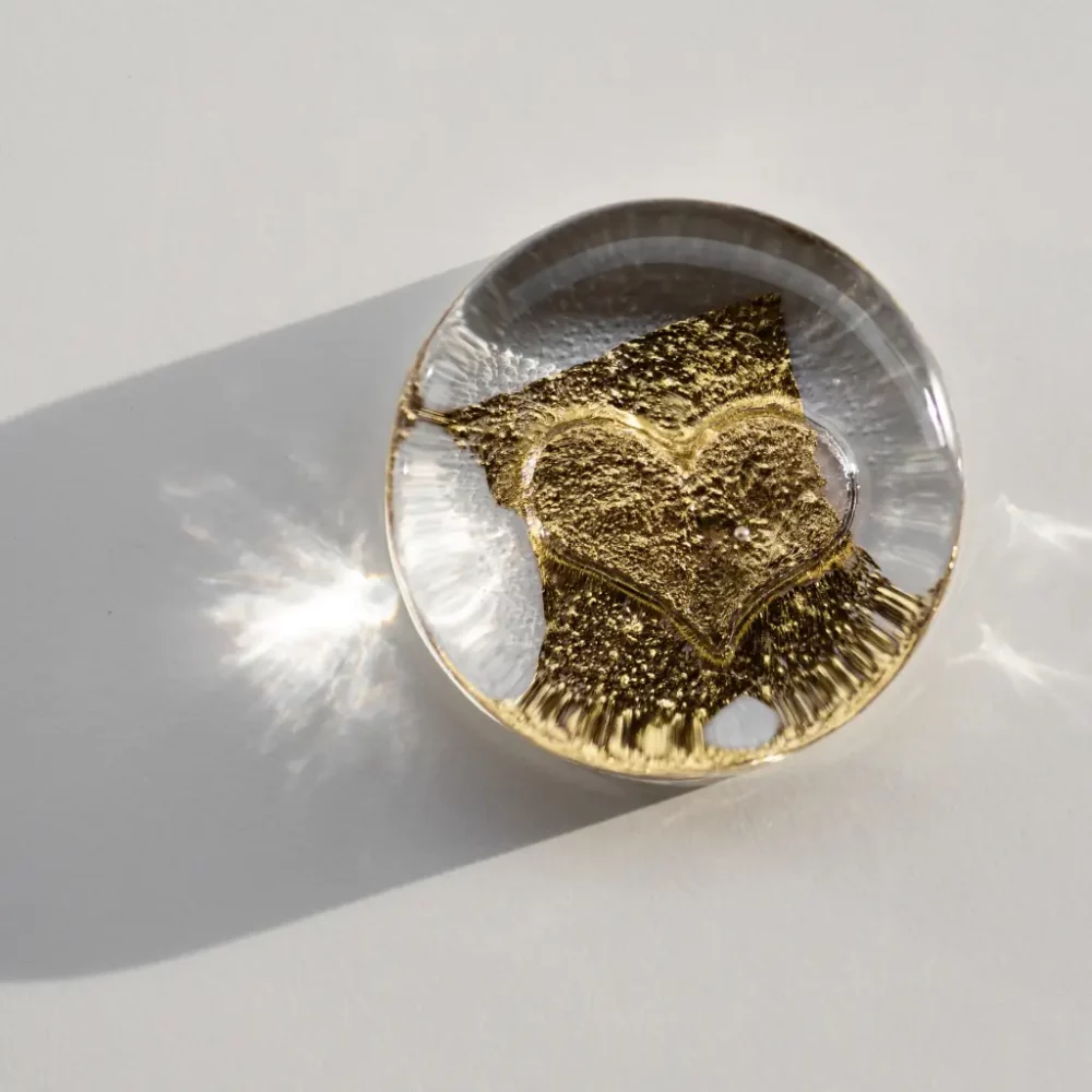 Gold heart
